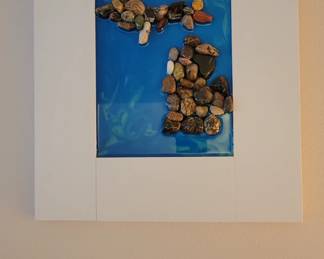 8X10 Michigan Rock Picture