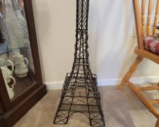 34"Tall Metal Eiffel Tower