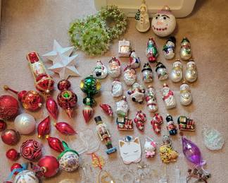 Vintage Xmas Ornaments