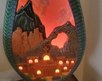 Vintage Pueblo Southwest Table Lamp