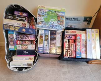 Lots Of Puzzles Most Never Opened