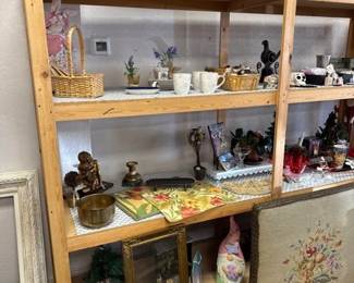 LARGE WOOD SHELVES FREE