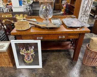 Antique Desk $25 on Saturday