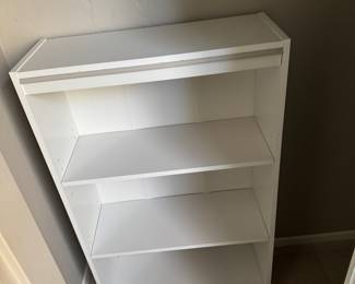 White,4 shelf book case