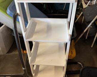 Narrow, 4 shelf rack