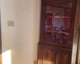ant. corner cabinet