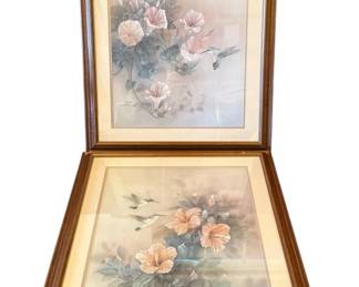 Lot # : 330z - Pair of framed, signed & numbered prints