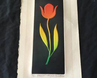 Lot # : 204f - Vintage signed limited edition etching