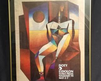 Lot # : 163 - Doty Eidolon Soma Press Washart 79 poster