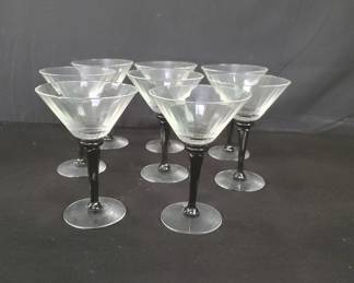 Lot # : 333 - Box of Martini glasses