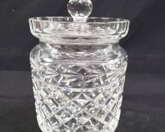 Lot # : 59 - Waterford Glandore biscuit barrel w/ lid