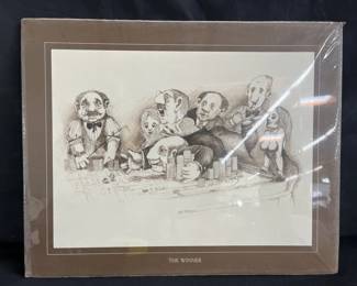 Lot # : 31 - Vintage Gary Patterson lithograph 20" x 16”