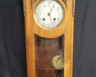 Lot # : 132 - Vintage wall clock with ormolu mounts