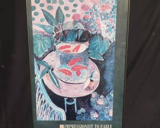 Lot # : 160 - Framed Los Angeles County Museum of Art