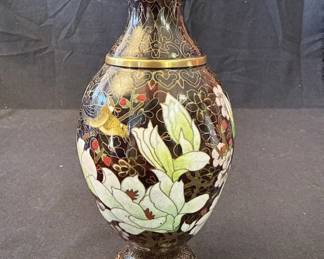Lot # : 277z - Vintage Chinese cloisonné vase