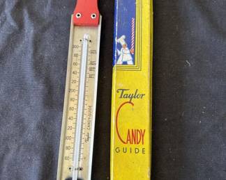 Lot # : 292z - Vintage Taylor Candy Guide thermometer