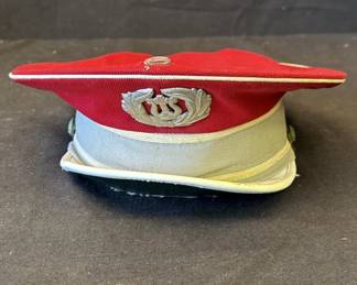 Lot # : 367z - Vintage Crimson Tide marching band hat