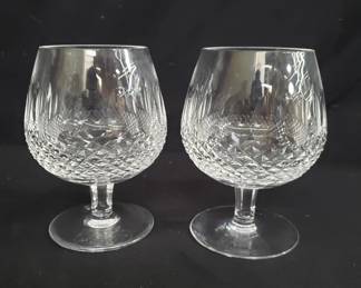Lot # : 53 - Pair of Waterford crystal brandy snifters