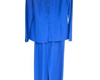 Lot # : 251z - Vintage Karen Miller royal blue formal dress