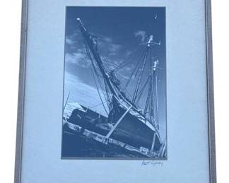 Lot # : 351z - Framed Vintage signed Abbott Sydney original photo