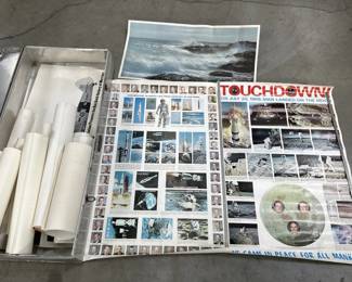 Lot # : 201 - Group of aviation prints in aluminum chest