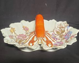 Lot # : 88 - Porcelain Carl Tielsch lobster dish tray