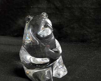 Lot # : 248 - Orrefors crystal glass bear