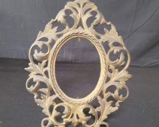 Lot # : 83 - Vintage cast iron picture frame