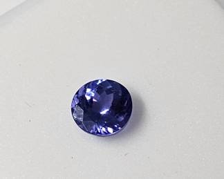 Lot # : 348 - 1.40ct round tanzanite gemstone 6.5mm