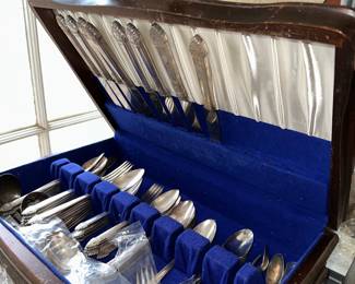 Gorham Silver Plated Flatware Set

