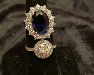 fun bling -  sterling -.925 rings 