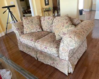 SOFA AND MATCHING CHAIR 