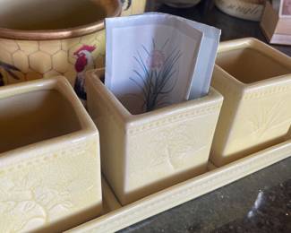 planter w/ seeds  