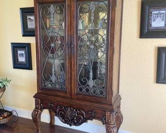 wow is right  beautiful display cabinet  a show piece 