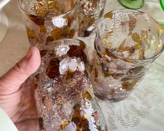 ITALIAN SET OF 4 GLASSES 