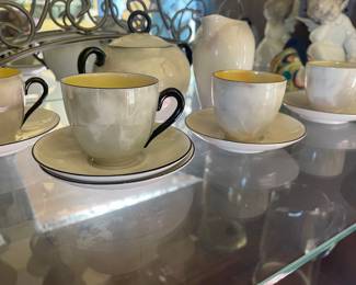 vintage czech tea set 