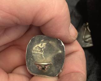 JEEP COLLINS RARE FIND STERLING EARRINGS 