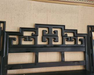 Vintage 8 piece solid wood bedroom set. Purchased in 1972 at Shofer's in Baltimore. Available for pre-sale.