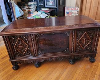 Antique cedar chest by Lane