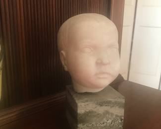 Olof Ahlberg marble child’s head