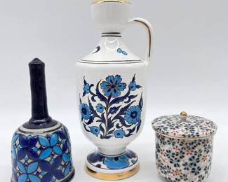 166 ChineseLiddedJarGreekManousakisPitcherMexicanServinBell