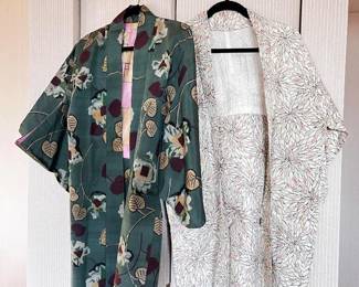 52 Setof2JapaneseKimonosSilkHaoriLightweightYukata