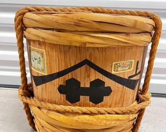 75 VintageAuthenticYamasaShoyuWoodenSoySauceBarrelMadeinJapan