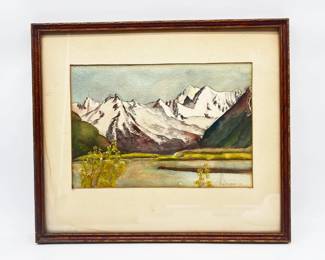 69 FramedHainesRoadAlaskabyGilbertSmithSigned