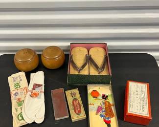 181 JapaneseChineseCulturalCollectiblesGoGameSetGetaSandals