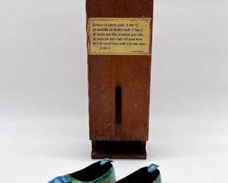 100 AntiqueChineseEnamelShoeAshtraysVintageCigaretteBoxHolder