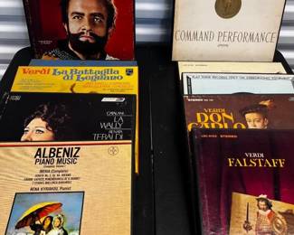 147 2VintageVinylLotClassicalInstrumentalLPsVerdiMozart