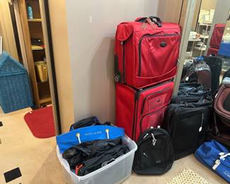 Several pieces of luggage