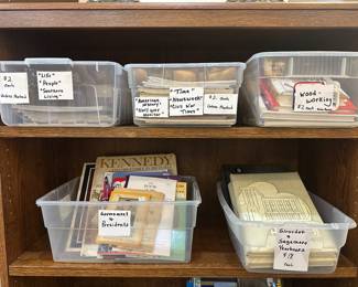 woodworking, Presidential magazines & books, etc.