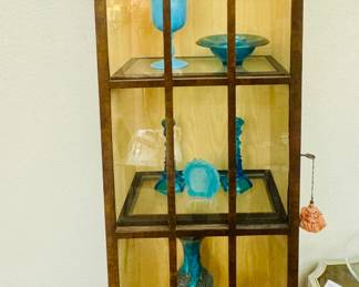 Fantastic Pair of Baker Matching Display Cases/Cabinets